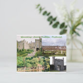 Dublin Ierland Antiek gebouwen met meerdere afbeel Briefkaart (Staand voorkant)