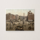 Dublin Ierland begin 1900 straatschouwburg Legpuzzel (Horizontaal)