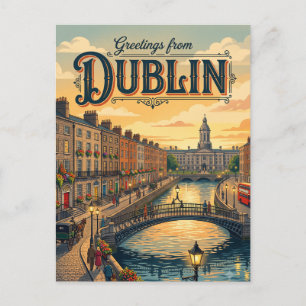 Dublin Ierland Briefkaart