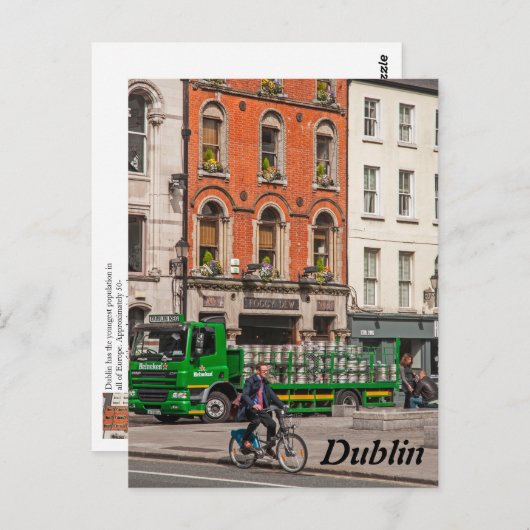 Dublin, Ierland Briefkaart (Voorkant / Achterkant)