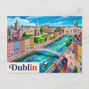 Dublin Ierland Briefkaart
