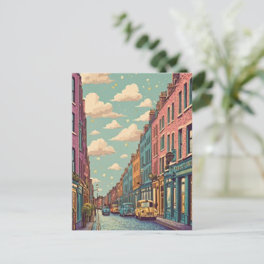 Dublin Ierland Briefkaart (Staand voorkant)