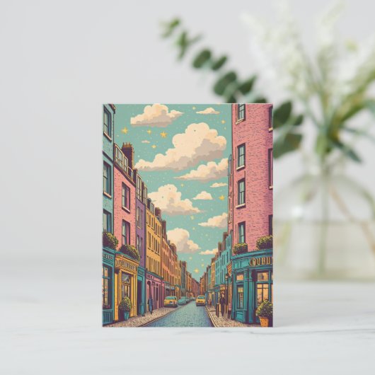  Dublin Ierland Briefkaart (Staand voorkant)