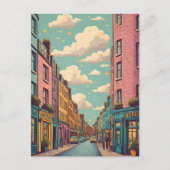 Dublin Ierland Briefkaart (Voorkant)