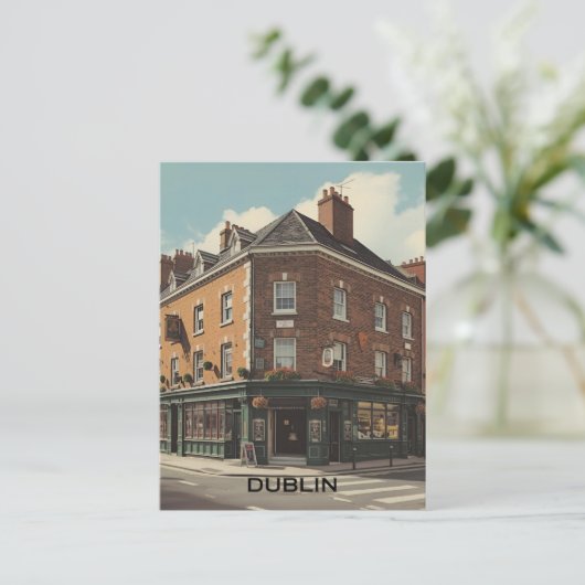 Dublin Ierland Briefkaart (Staand voorkant)