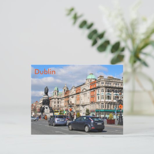 Dublin. Ierland Briefkaart (Staand voorkant)