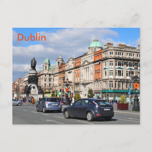 Dublin. Ierland Briefkaart (Voorkant)