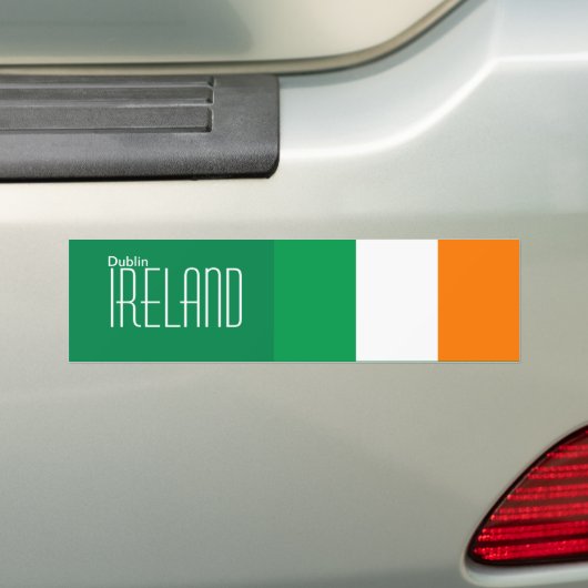 Dublin, Ierland Bumpersticker (Op auto)