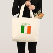 Dublin Ierland Celtic Grote Tote Bag (Voorkant (product))