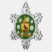 Dublin Ierland Crest Irish Tin Sneeuwvlok Ornament (Rechts)