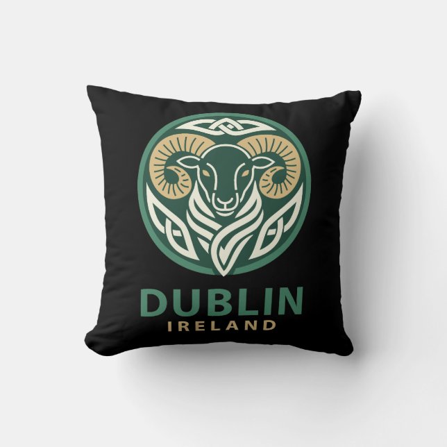 Dublin Ierland Europa Kussen (Voorkant)