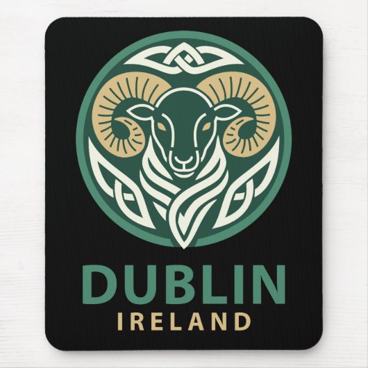 Dublin Ierland Europa Muismat (Voorkant)