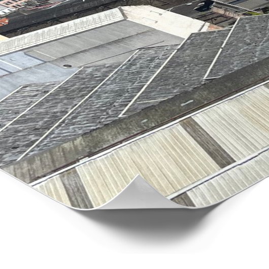 Dublin Ierland Europa Poster (Hoek)