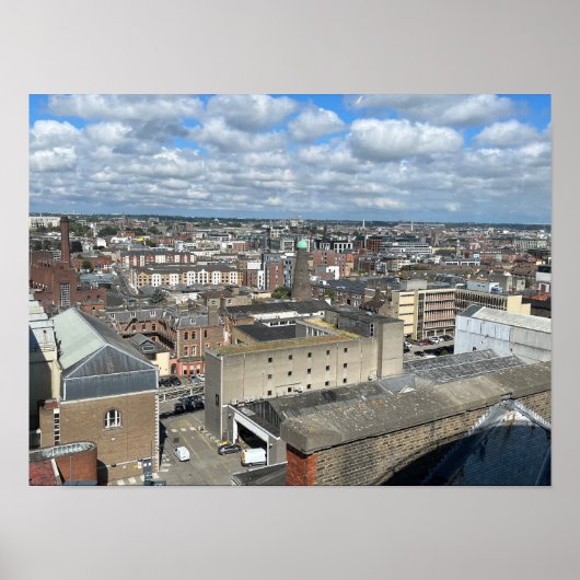 Dublin Ierland Europa Poster (Voorkant)