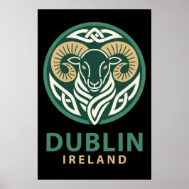 Dublin Ierland Europa Poster