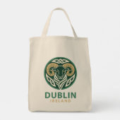 Dublin Ierland Europa Tote Bag (Achterkant)