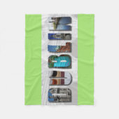 Dublin Ierland Fleece Deken (Voorkant)