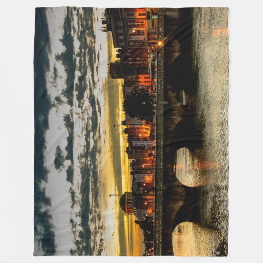 DUBLIN IERLAND FLEECE DEKEN (Voorkant)