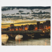DUBLIN IERLAND FLEECE DEKEN (Voorkant (Horizontaal))