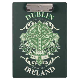 Dublin Ierland Ierse Keltisch Kruis Klembord