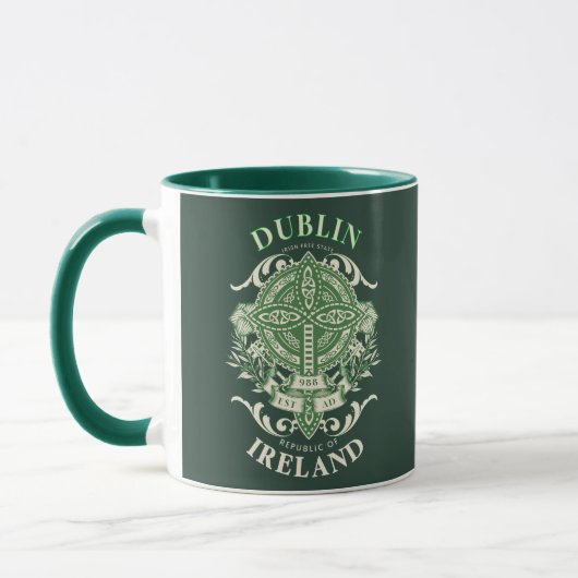 Dublin Ierland Ierse Keltisch Kruis Mok (Links)