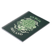 Dublin Ierland Ierse Keltisch Kruis Notitieboek (Linkerzijde)