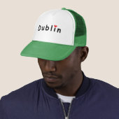 Dublin Ierland, ik hou van Dublin Trucker Pet (In situ)