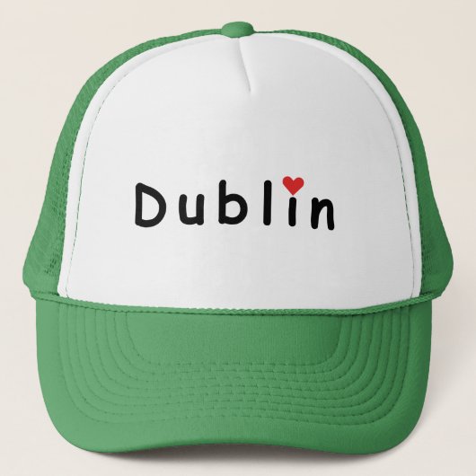 Dublin Ierland, ik hou van Dublin Trucker Pet (Voorkant)