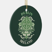 Dublin Ierland Irish Celtic Cross Keramisch Ornament (Rechts)