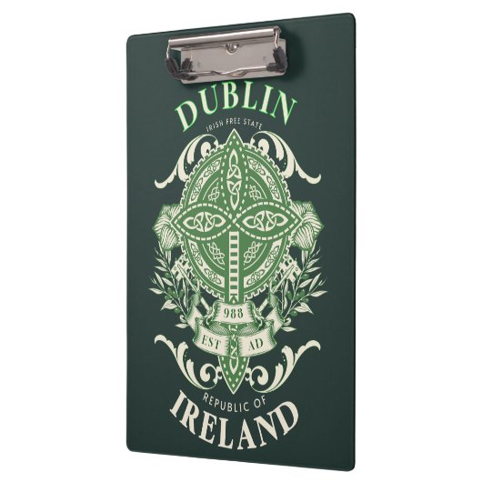 Dublin Ierland Irish Celtic Cross Klembord (Links)