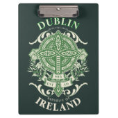 Dublin Ierland Irish Celtic Cross Klembord (Voorkant)