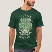Dublin Ierland Irish Celtic Cross T-shirt (Voorkant)