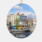 Dublin. Ierland Keramisch Ornament (Links)