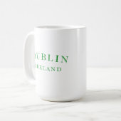 Dublin Ierland Koffiemok (Voorkant links)