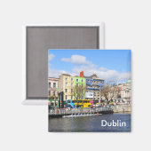 Dublin. Ierland Magneet (Voorkant / Achterkant)