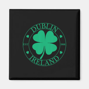 Dublin Ierland Oost 988 Clover Leaf Shamrock St. P Magneet