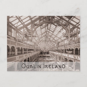 Dublin Ierland Reis Foto Moderne Vintage uitstrali Briefkaart
