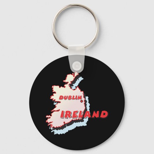 Dublin Ierland Sleutelhanger (Voorkant)