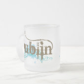 Dublin Ierland T-shirt Matglas Koffiemok (Voorkant links)