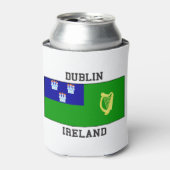 Dublin, Ierland Vlag Blikjeskoeler (Blikje Voorkant)
