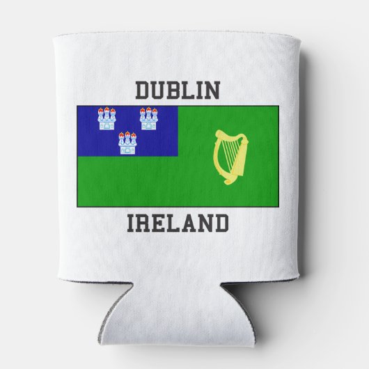 Dublin, Ierland Vlag Blikjeskoeler (Achterkant)