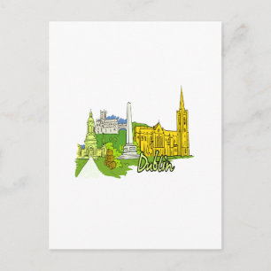 dublin iers city graphic.png briefkaart