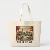 Dublin in de herfst grote tote bag (Voorkant)