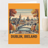 Dublin in de herfst kaart (Voorkant)