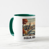 Dublin in de herfst mok (Voorkant links)