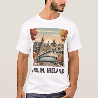 Dublin in de herfst t-shirt