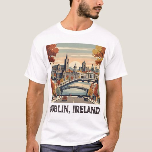 Dublin in de herfst t-shirt (Voorkant)