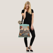 Dublin in de herfst tote bag (Op model)