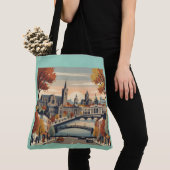 Dublin in de herfst tote bag (Dichtbij)