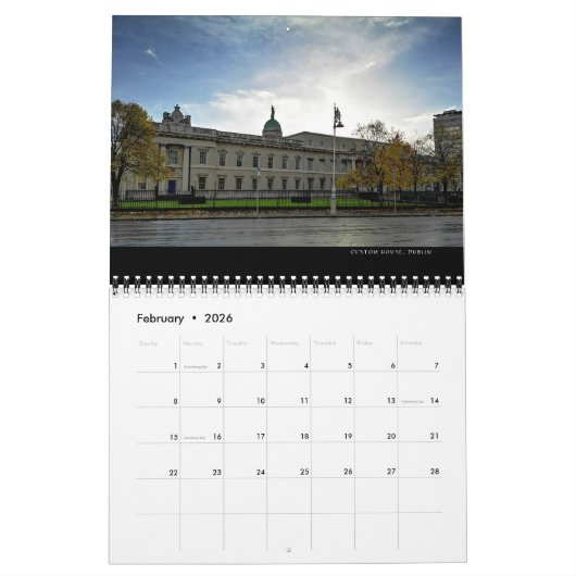 Dublin Ireland 2019 Calendar Kalender (Feb 2026)